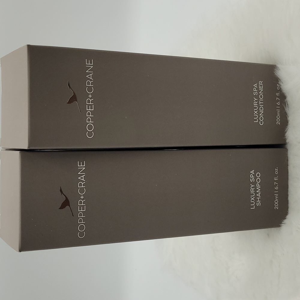 Copper + Crane shampoo & conditioner beauty luxury spa hair care NEW